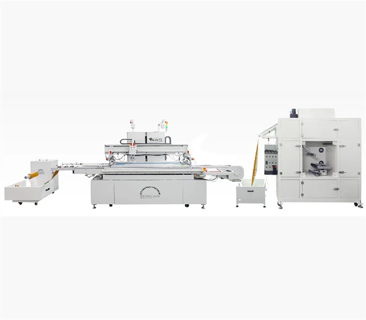 Roll To Roll Mark-tracking Screen Printing Machine
